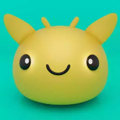 Cute Little Blob Monster 10 3D print model