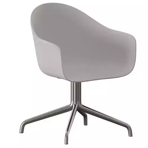 Harbour Dining Chair Star Base W Return 3D model