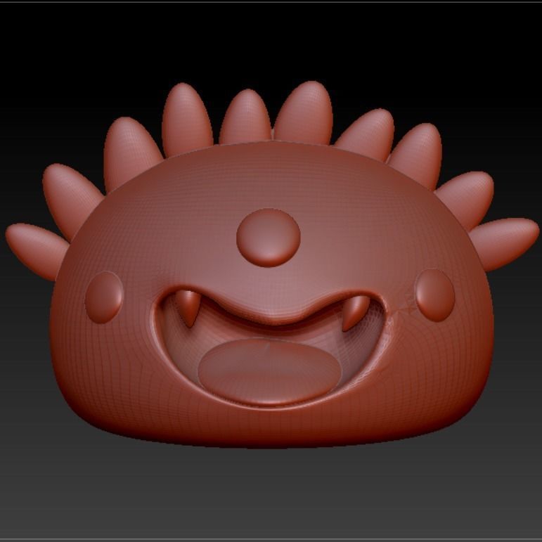 Cute Little Blob Monster 11 3D print model_1