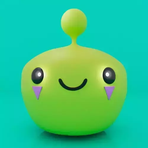 Cute Little Blob Monster 12 3D print model