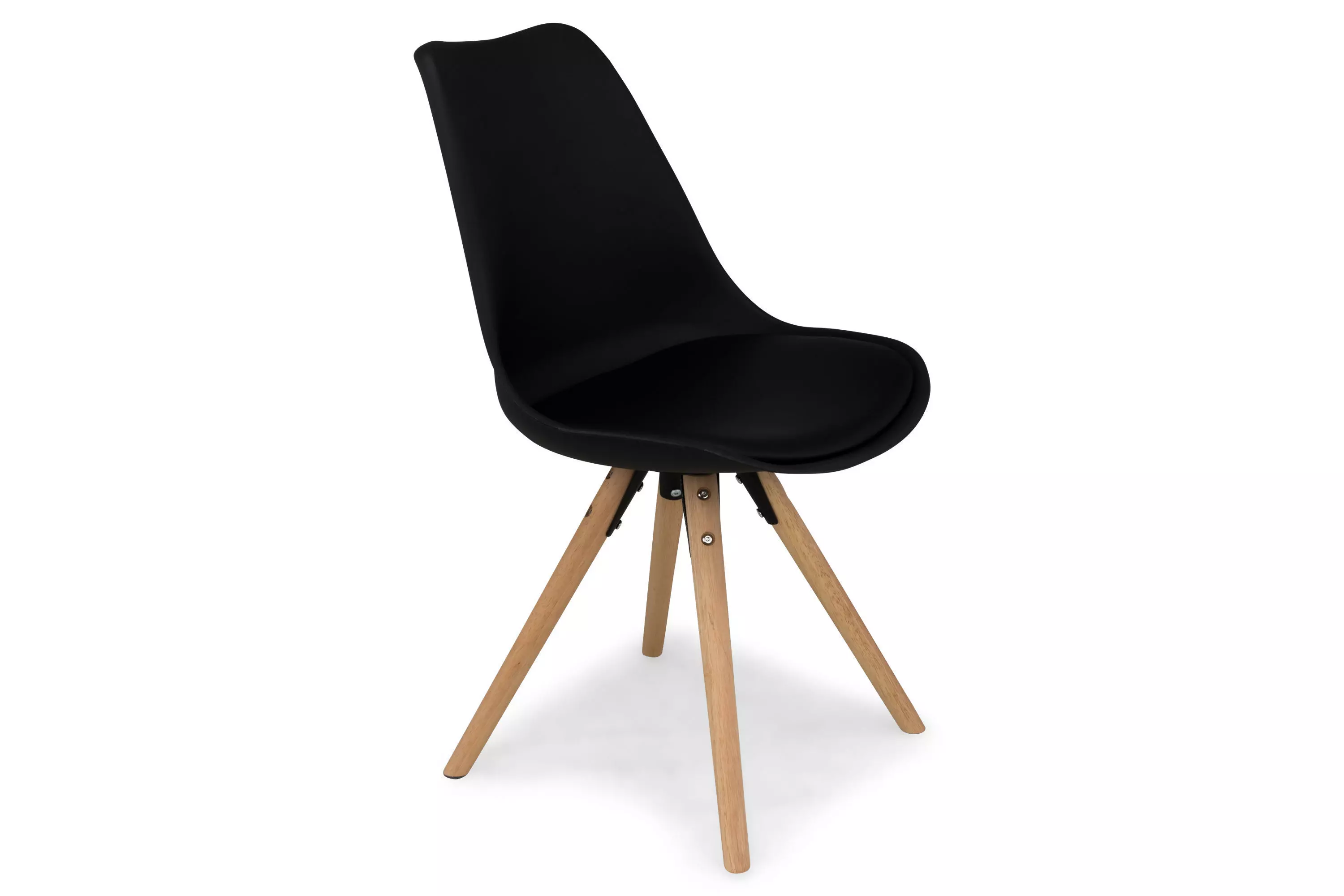 Wooden Dining Chairs Low-poly 3D model