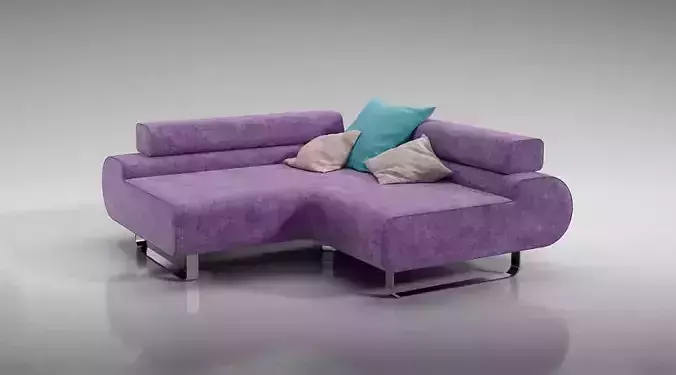 Purple Sofa