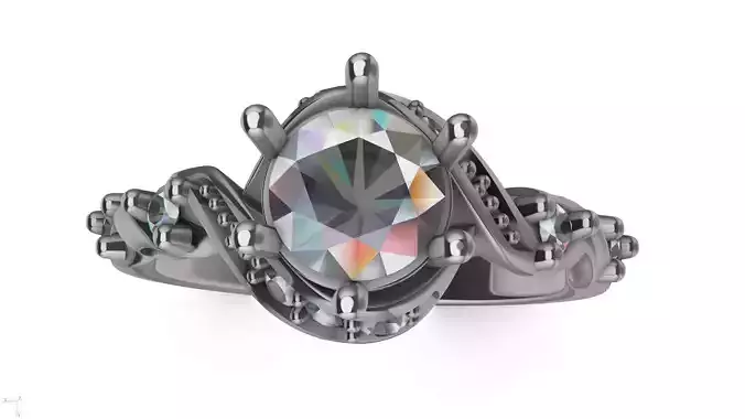 twisted shank engagement ring stl Verified 