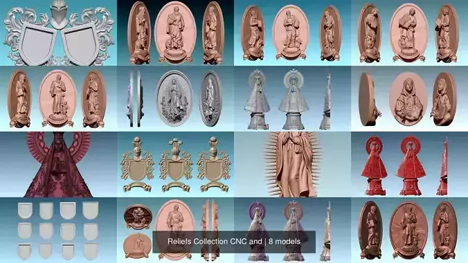 Reliefs Collection CNC and 