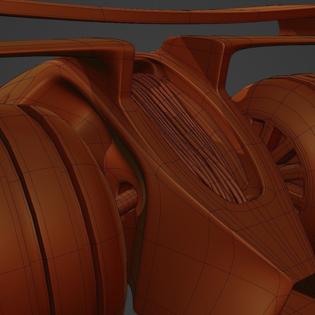 Sci Fi Car 3D model_5