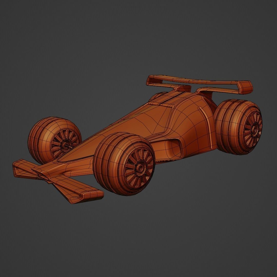 Sci Fi Car 3D model_4