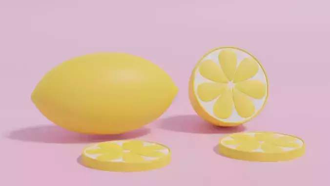 Cartoon Cute Fruit Lemon