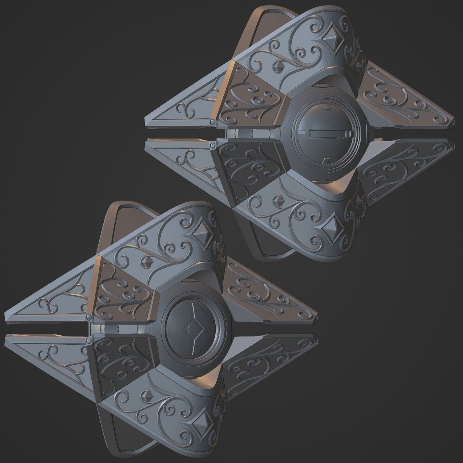 Destiny 2 Vigilance Ghost Sanctified Shell  3D print model_3