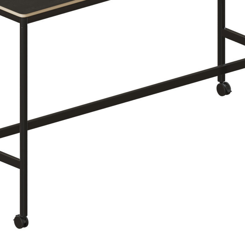 Base High Table With Castors 3D model_3