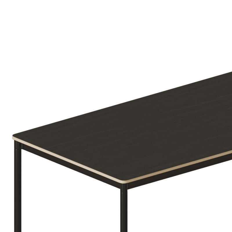 Base High Table With Castors 3D model_1