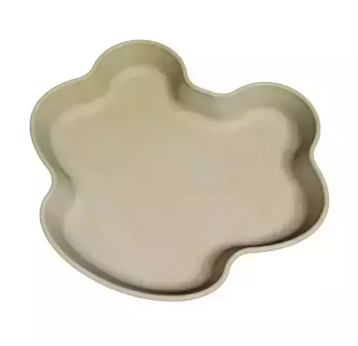 Wooden Food Plate 3D model