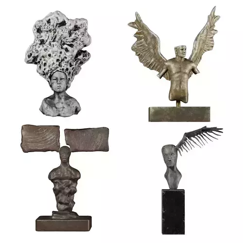 Human Sculptures 3D model
