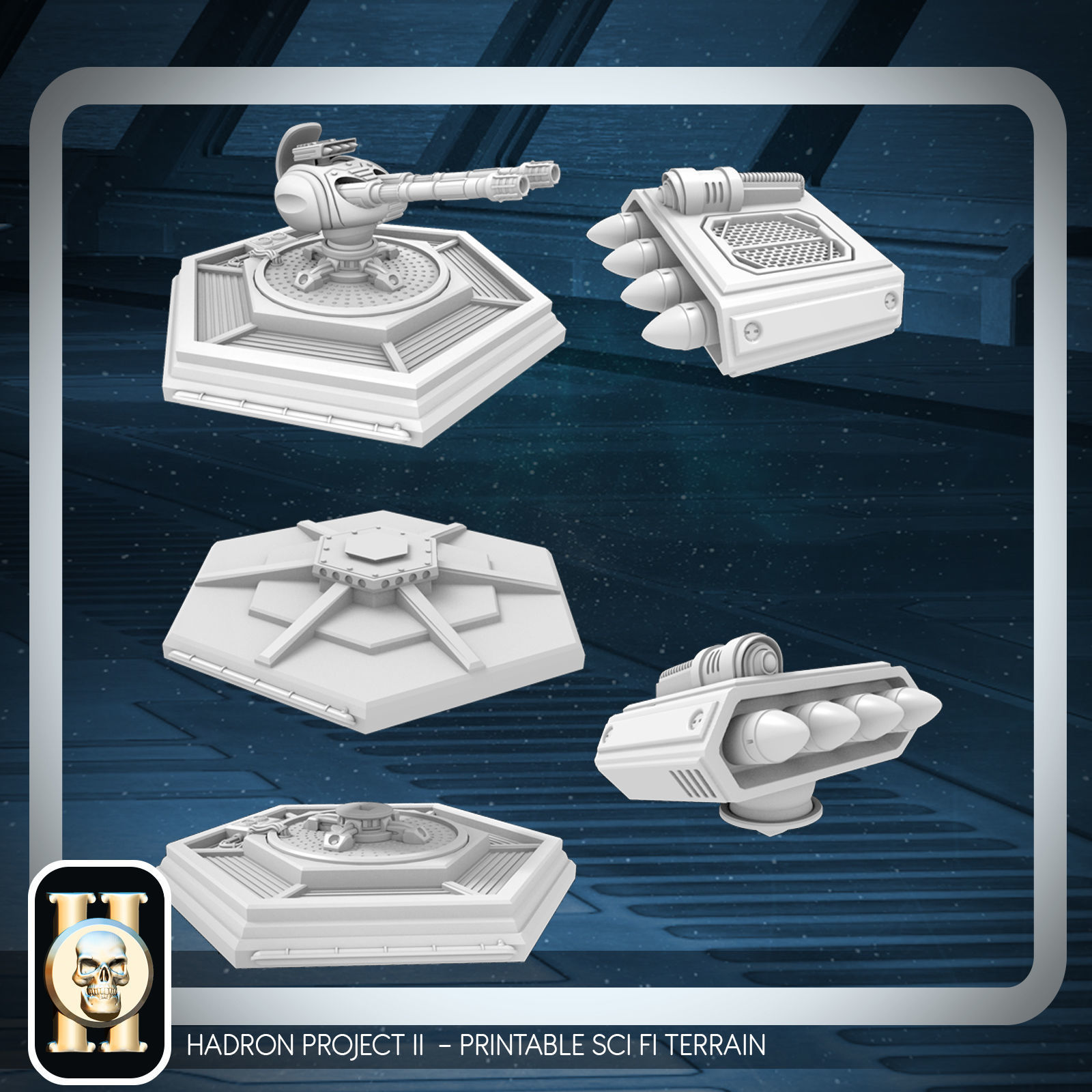 BUNKER 1 AND ALT WEAPONS - 3D PRINTABLE MODEL 3D 3D print model_1