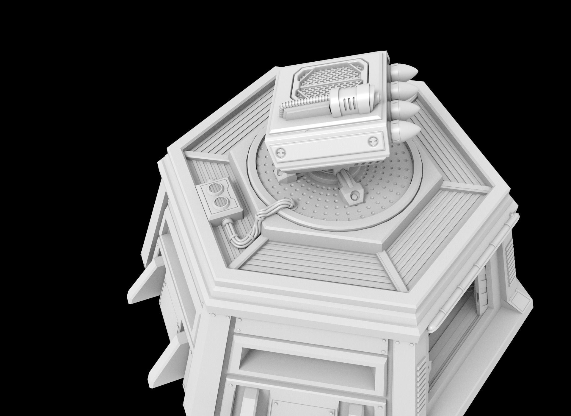 BUNKER 1 AND ALT WEAPONS - 3D PRINTABLE MODEL 3D 3D print model_2