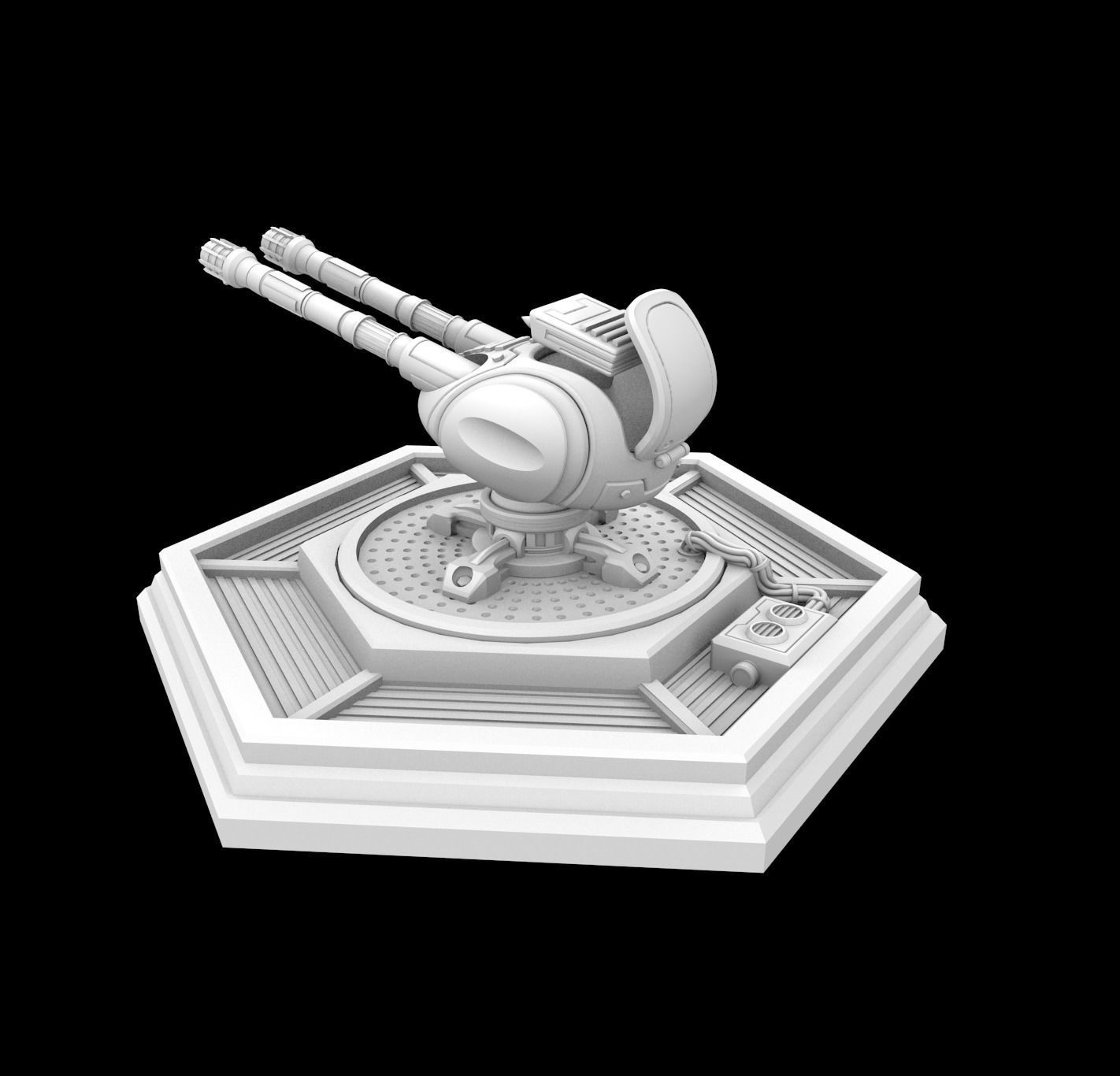 BUNKER 1 AND ALT WEAPONS - 3D PRINTABLE MODEL 3D 3D print model_3