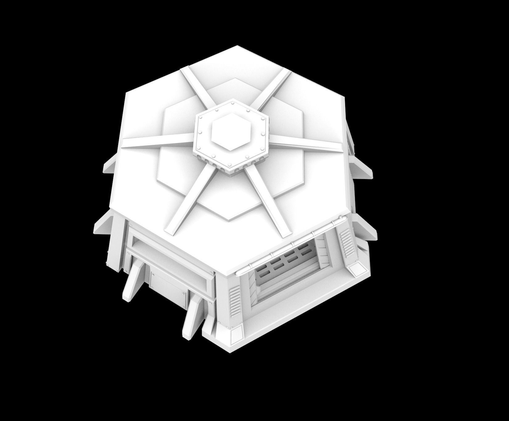 BUNKER 1 AND ALT WEAPONS - 3D PRINTABLE MODEL 3D 3D print model_8