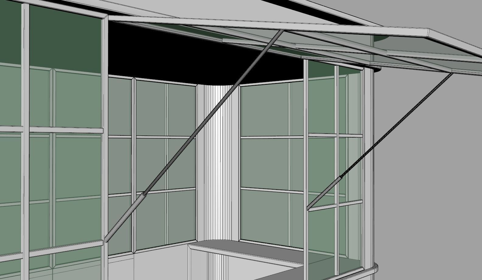 Bike Food Cart 3D model_15