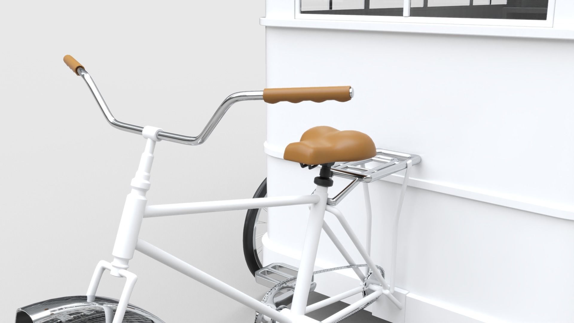 Bike Food Cart 3D model_1
