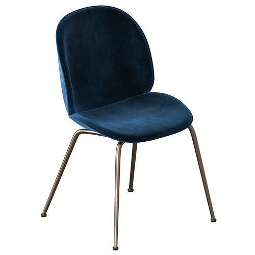 Beetle Chair Velvet 3D model