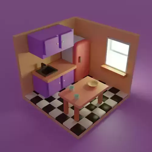 Isometric illustrations and models pack sell