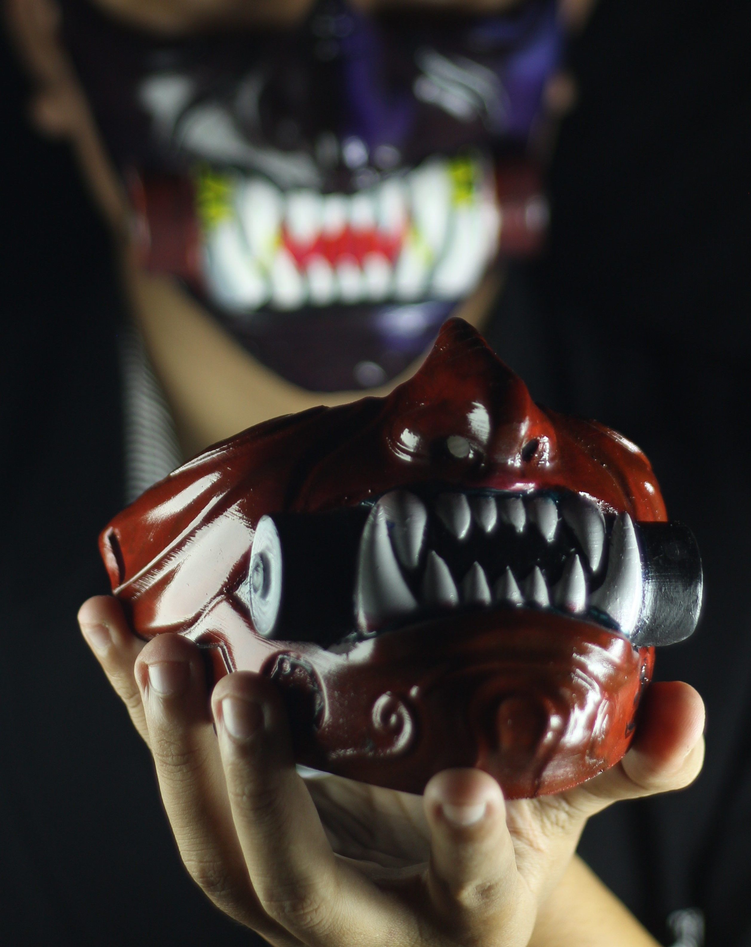 Oni mask 3D print model_1