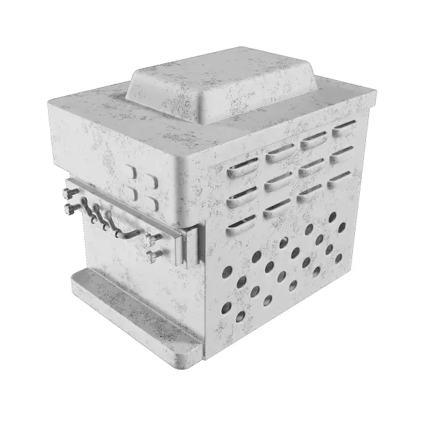 Ceramic Ice Cream Machine Toy 3D model_0