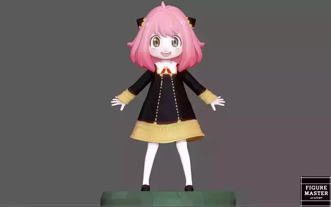 ANYA FORGER SPY FAMILY CUTE GIRL ANIME CHARACTER