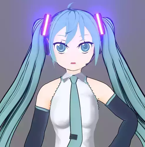 Hatsune miku 3D model