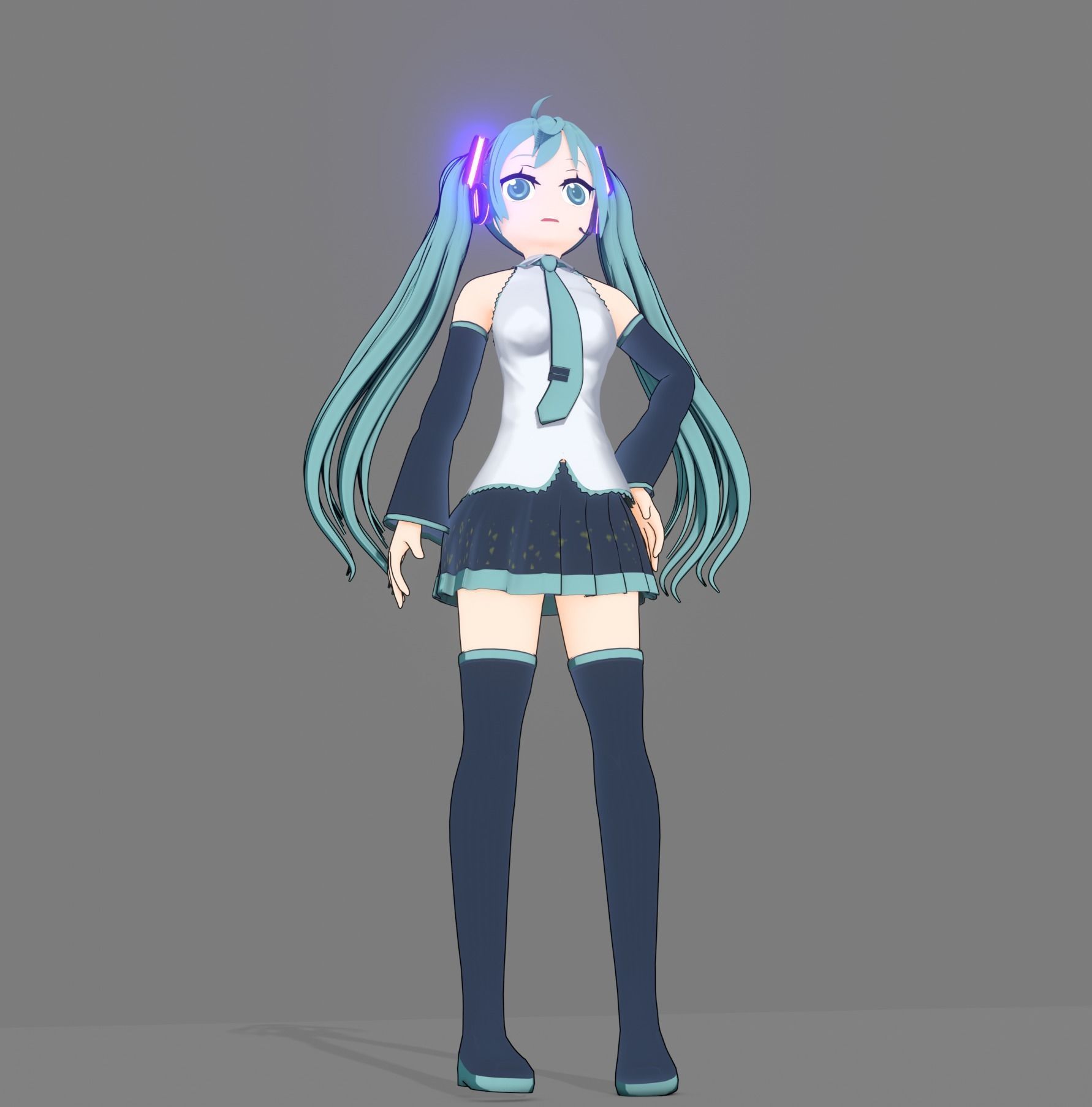 Hatsune miku 3D model_18