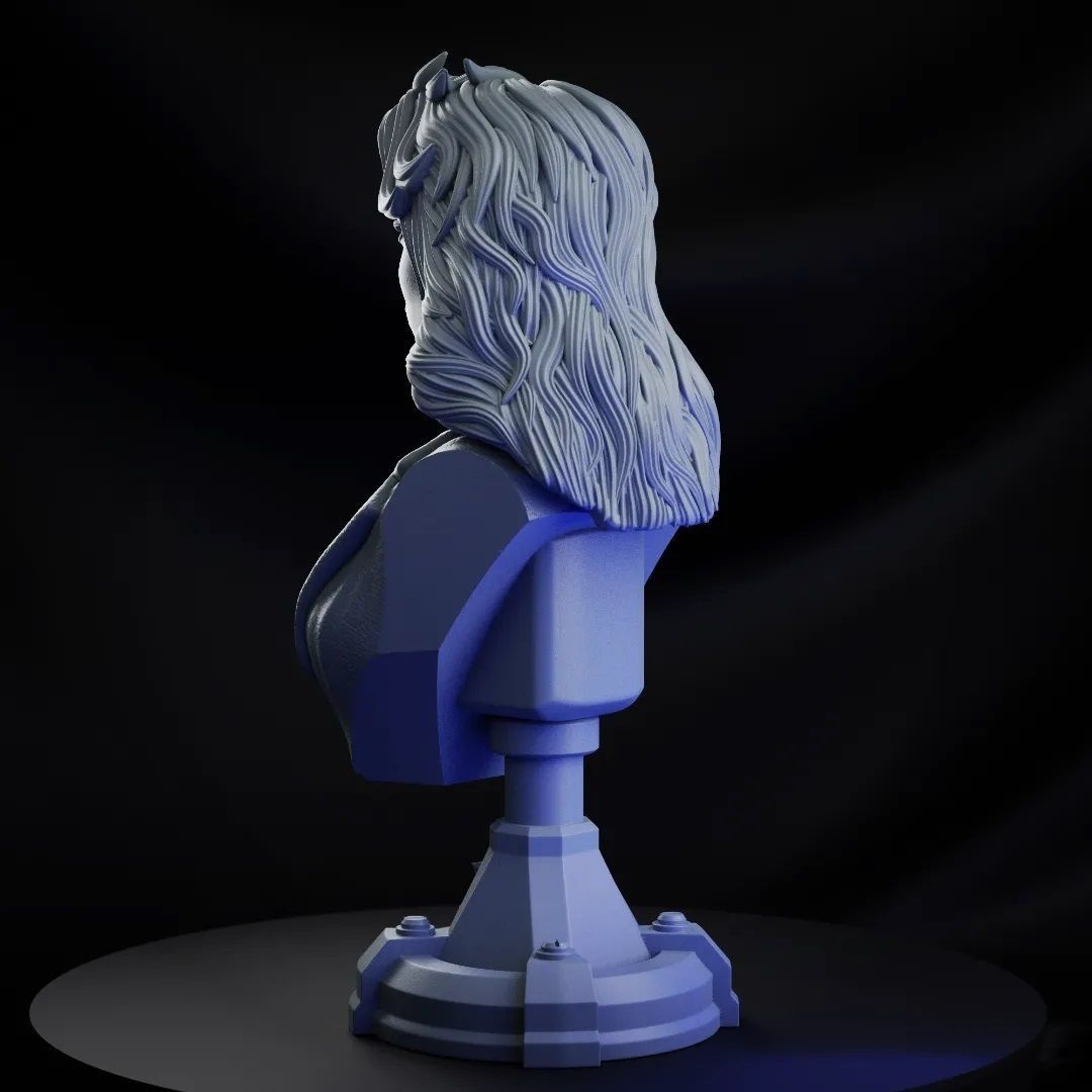 ROGUE X- MEN BUST 3D print model_11