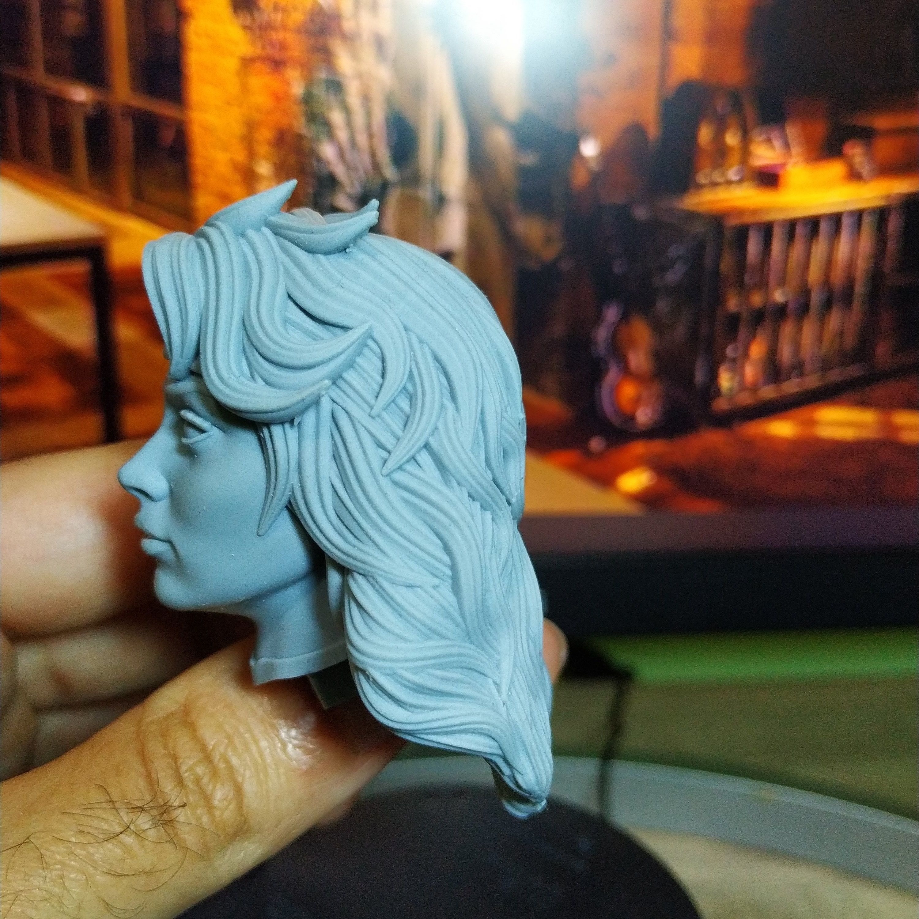 ROGUE X- MEN BUST 3D print model_6