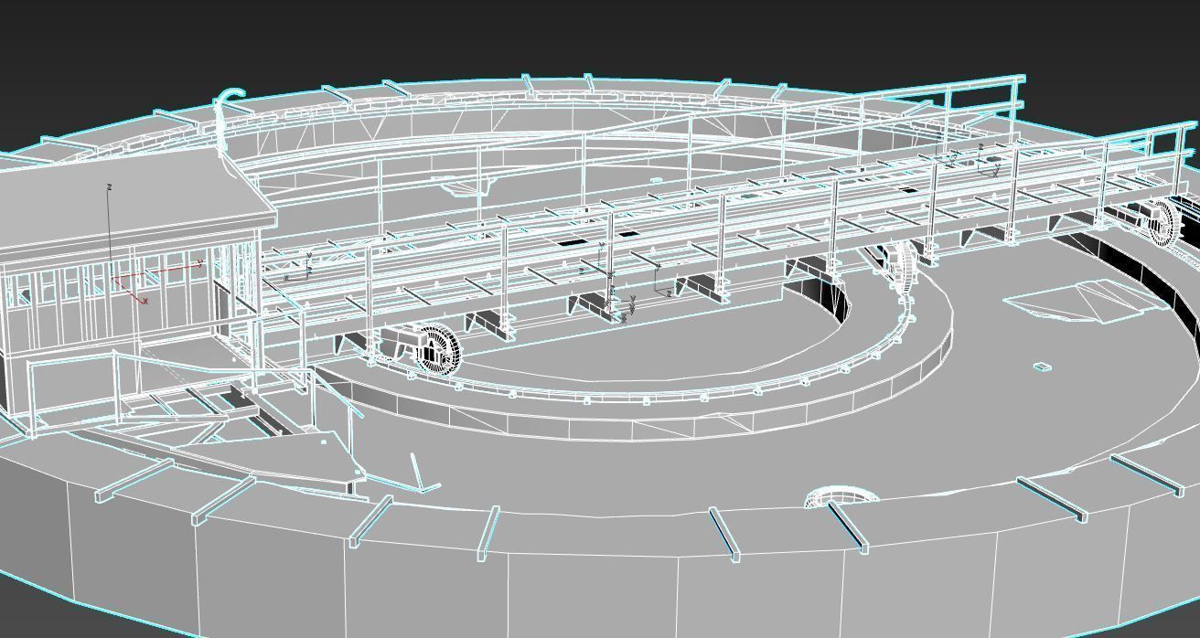 Abandoned Railway Turntable  3D model_17