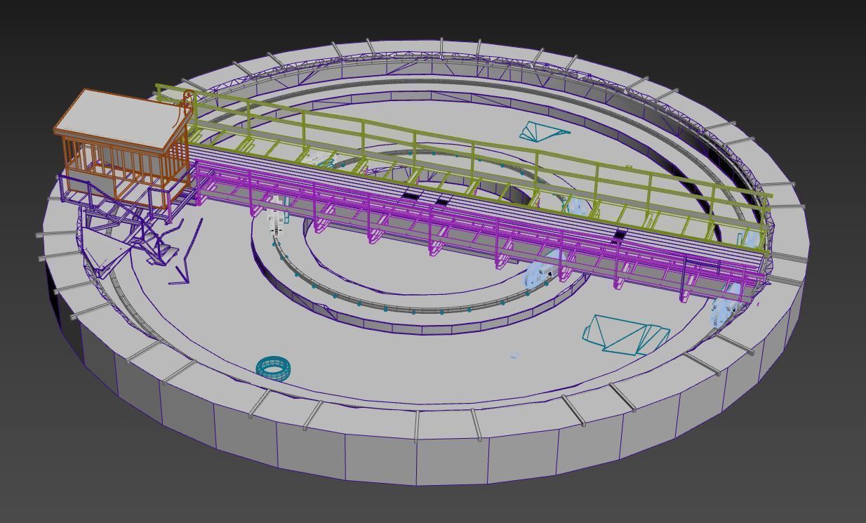 Abandoned Railway Turntable  3D model_16
