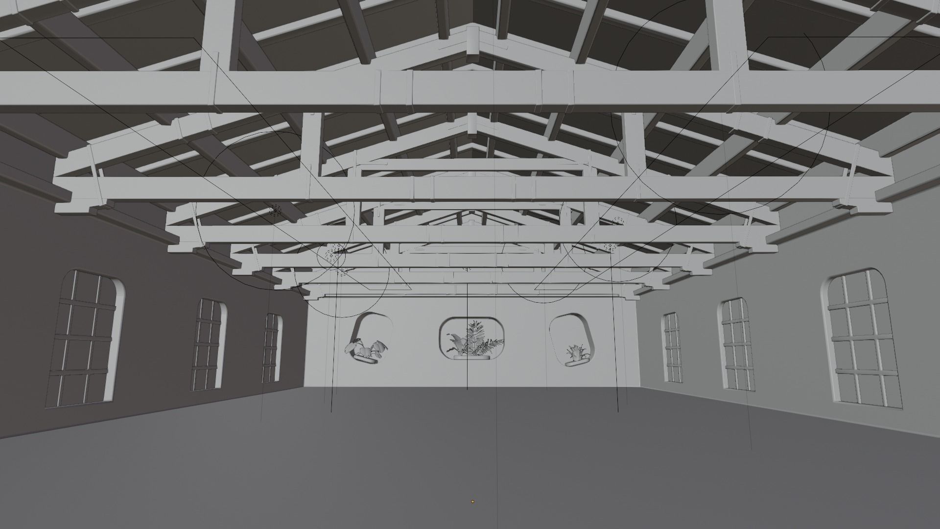 Car studio interior 02 3D model Low-poly 3D model_18