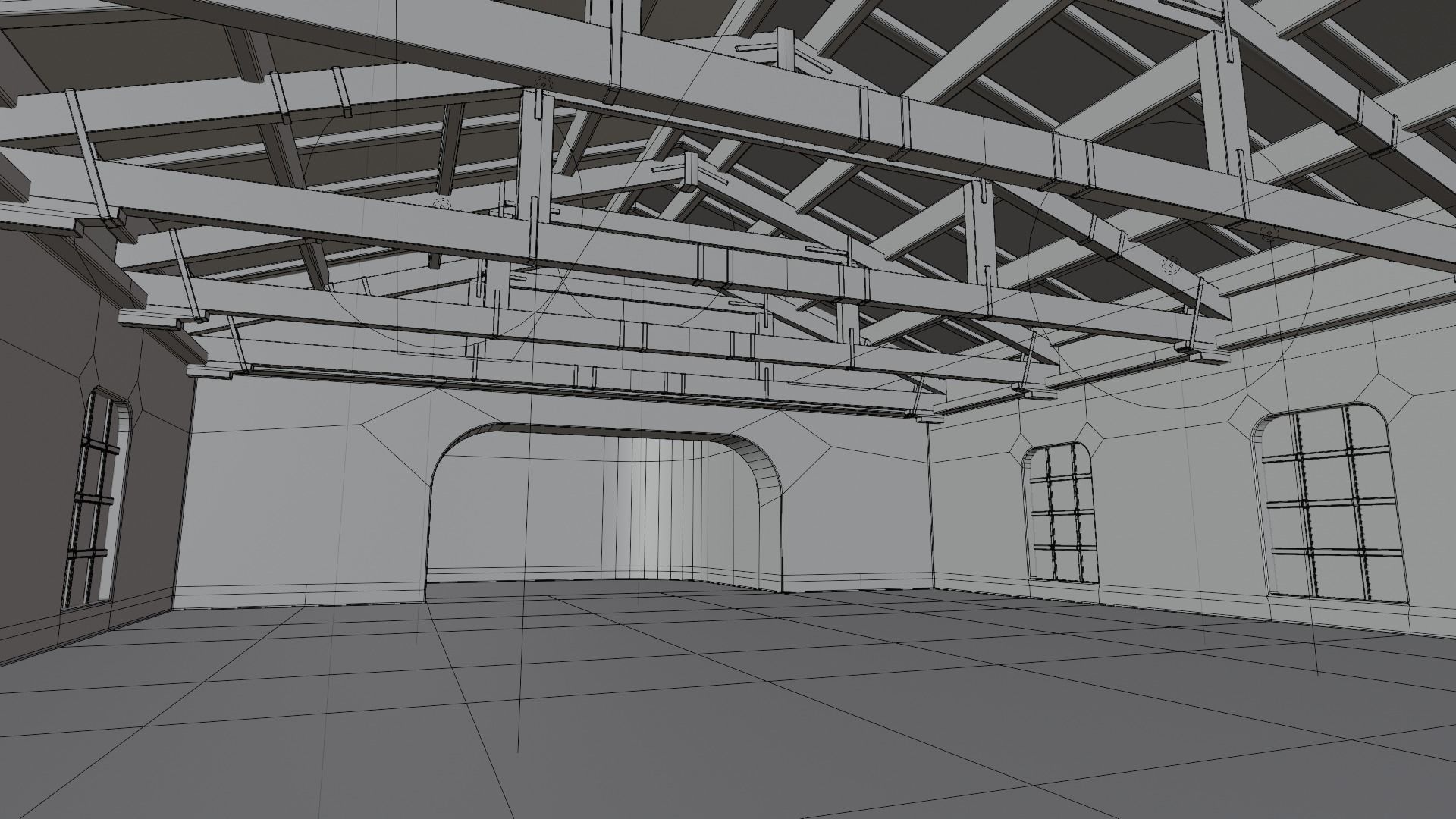 Car studio interior 02 3D model Low-poly 3D model_16