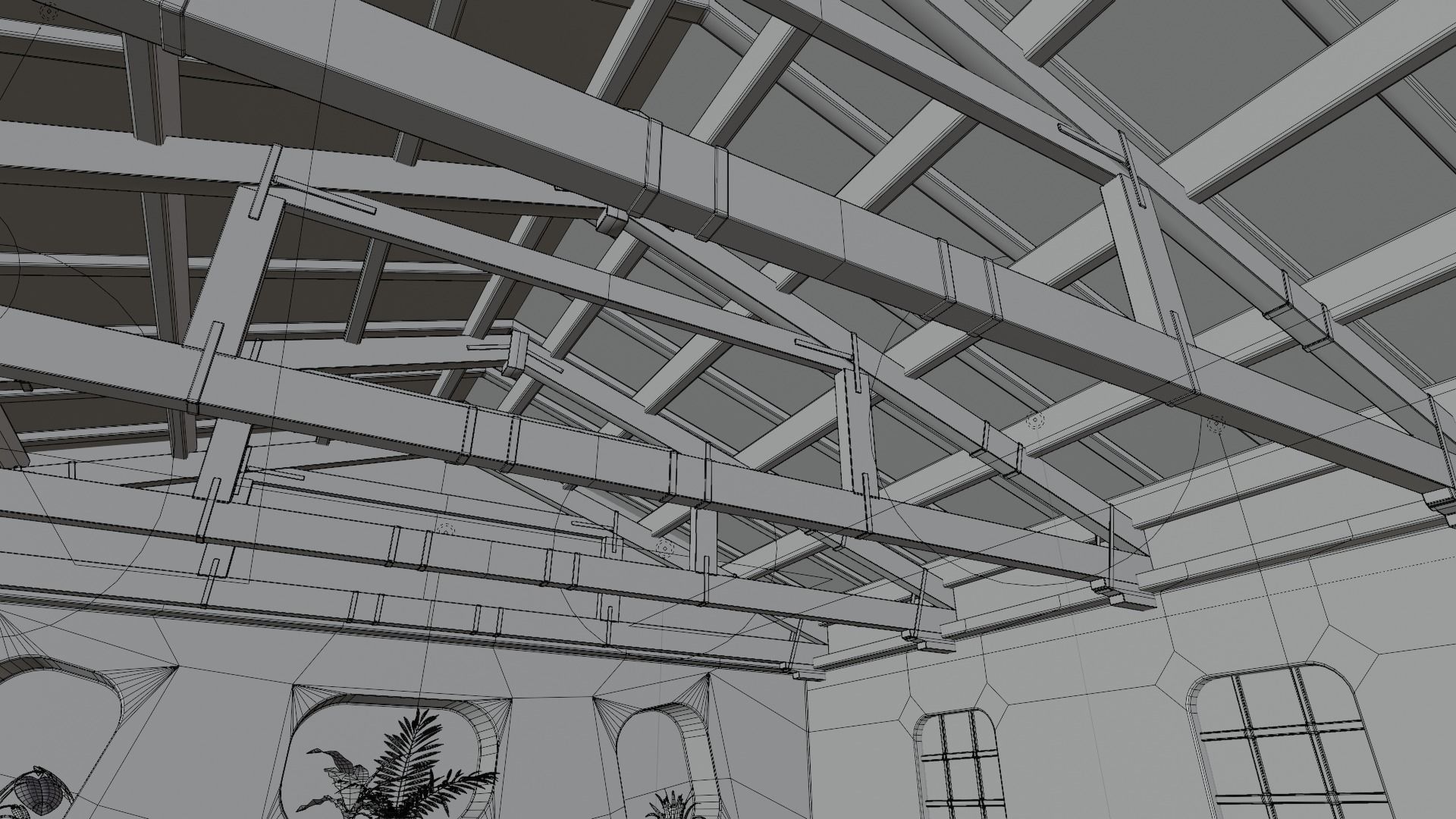 Car studio interior 02 3D model Low-poly 3D model_15