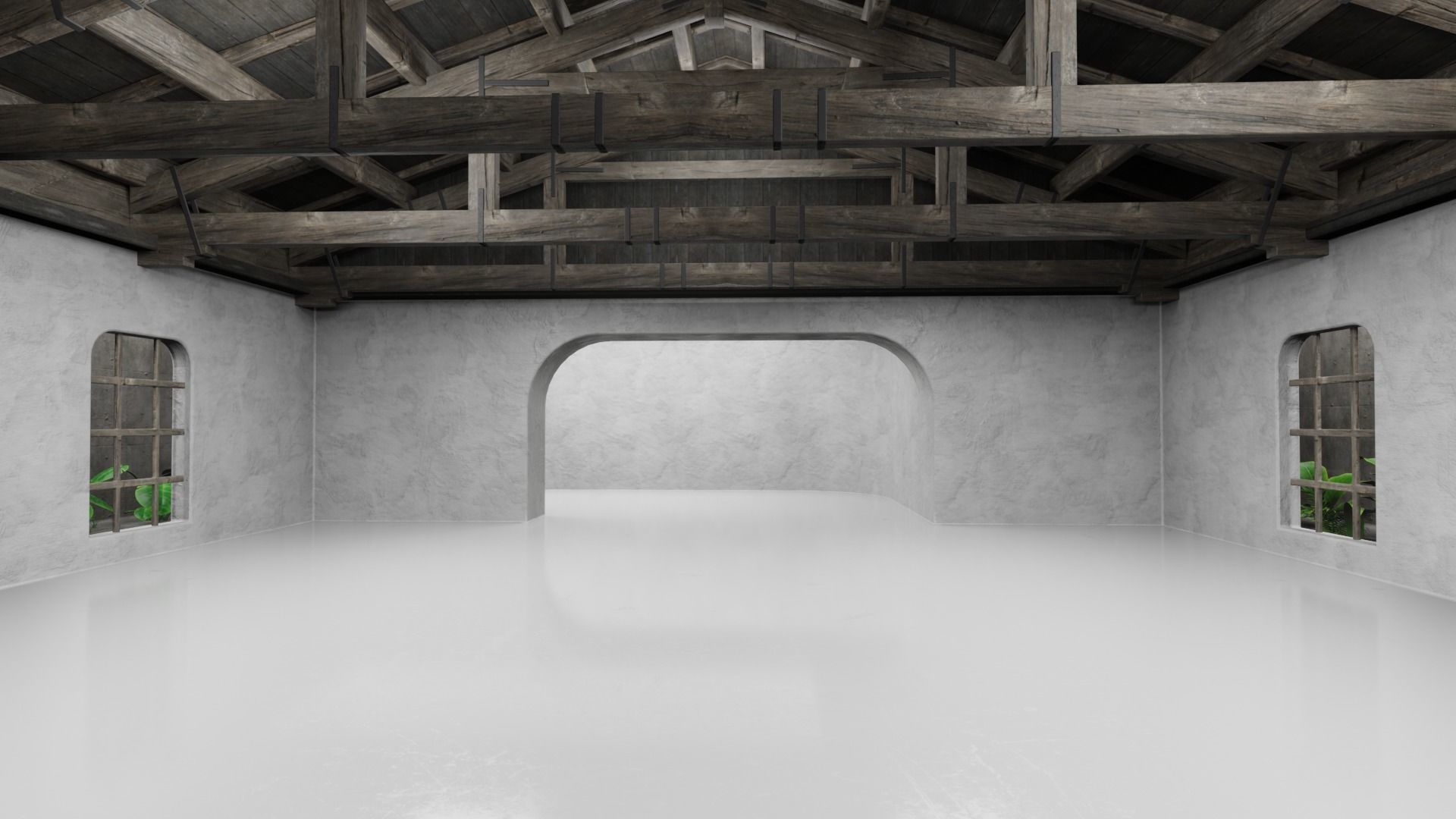 Car studio interior 02 3D model Low-poly 3D model_12