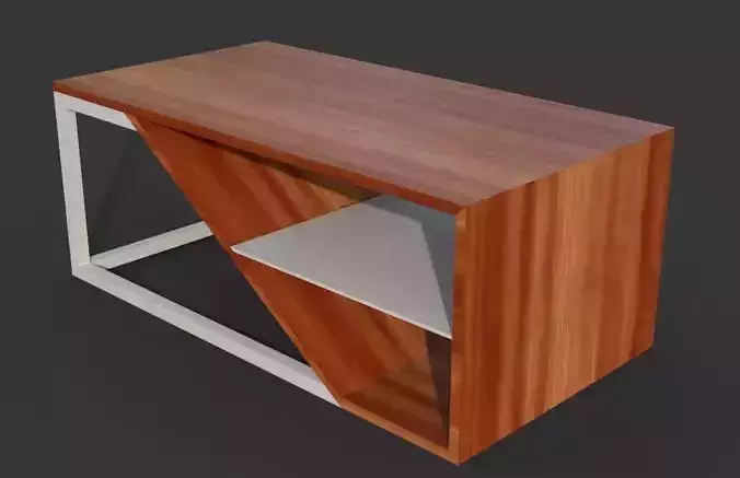 Cortado Coffee Table low poly Low-poly 3D model