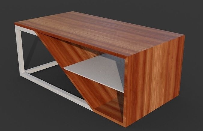 Cortado Coffee Table low poly Low-poly 3D model