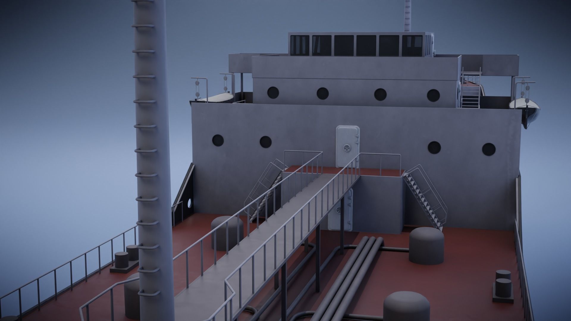 Tanker Ship Low-poly 3D model_18