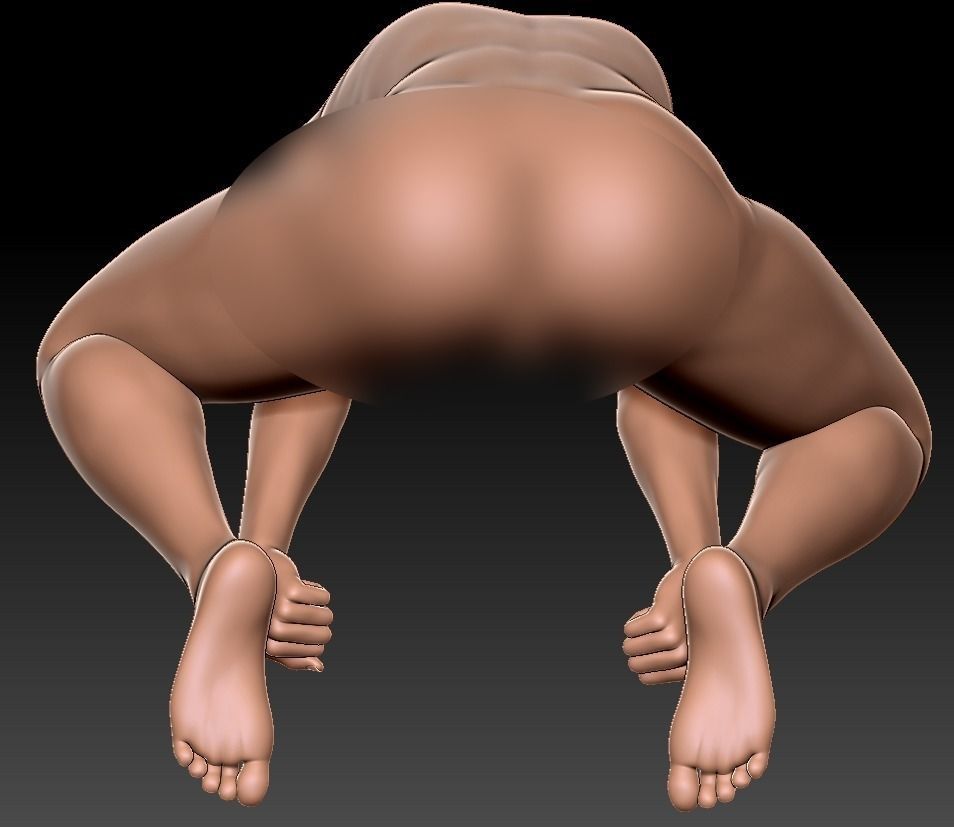 BOUNDED GIRL02 3D print model_1