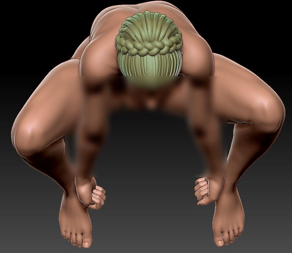 BOUNDED GIRL02 3D print model_2