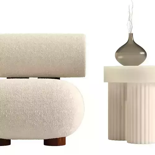 Hippo Lounge And Side Coffee Table