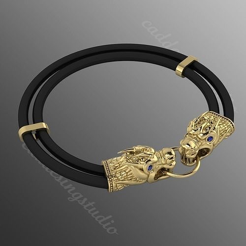 Bracelet ak5 Dragon  3D print model