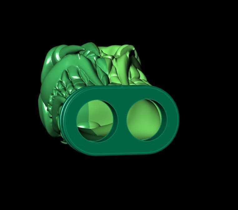 Bracelet ak5 Dragon  3D print model_11