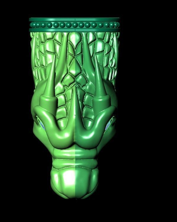 Bracelet ak5 Dragon  3D print model_7