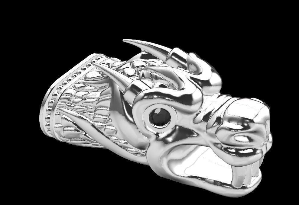 Bracelet ak5 Dragon  3D print model_13