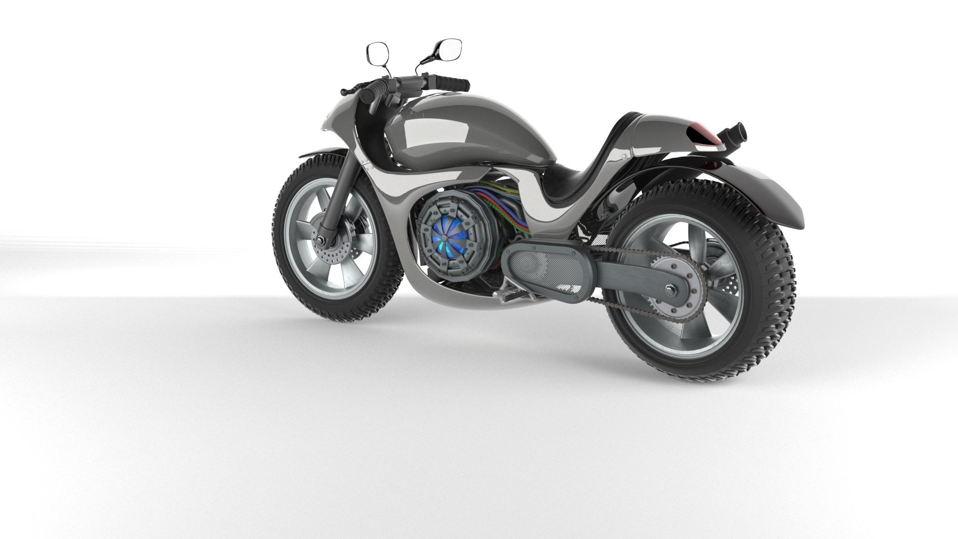 Motorcycle 3D model_4