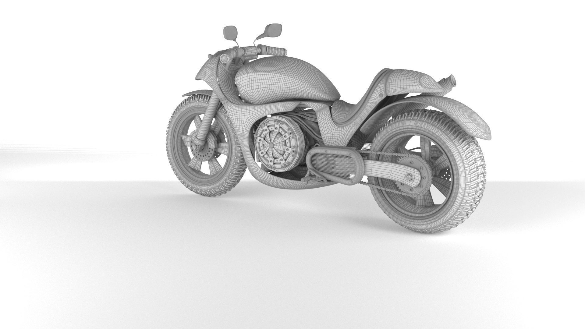 Motorcycle 3D model_11