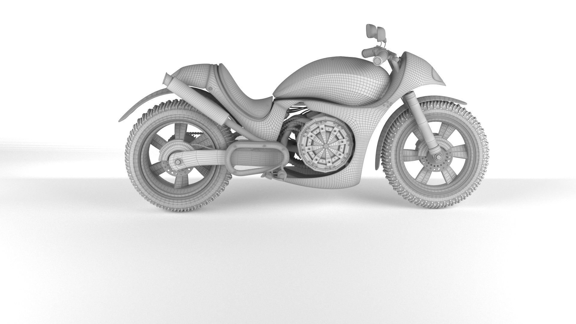 Motorcycle 3D model_8
